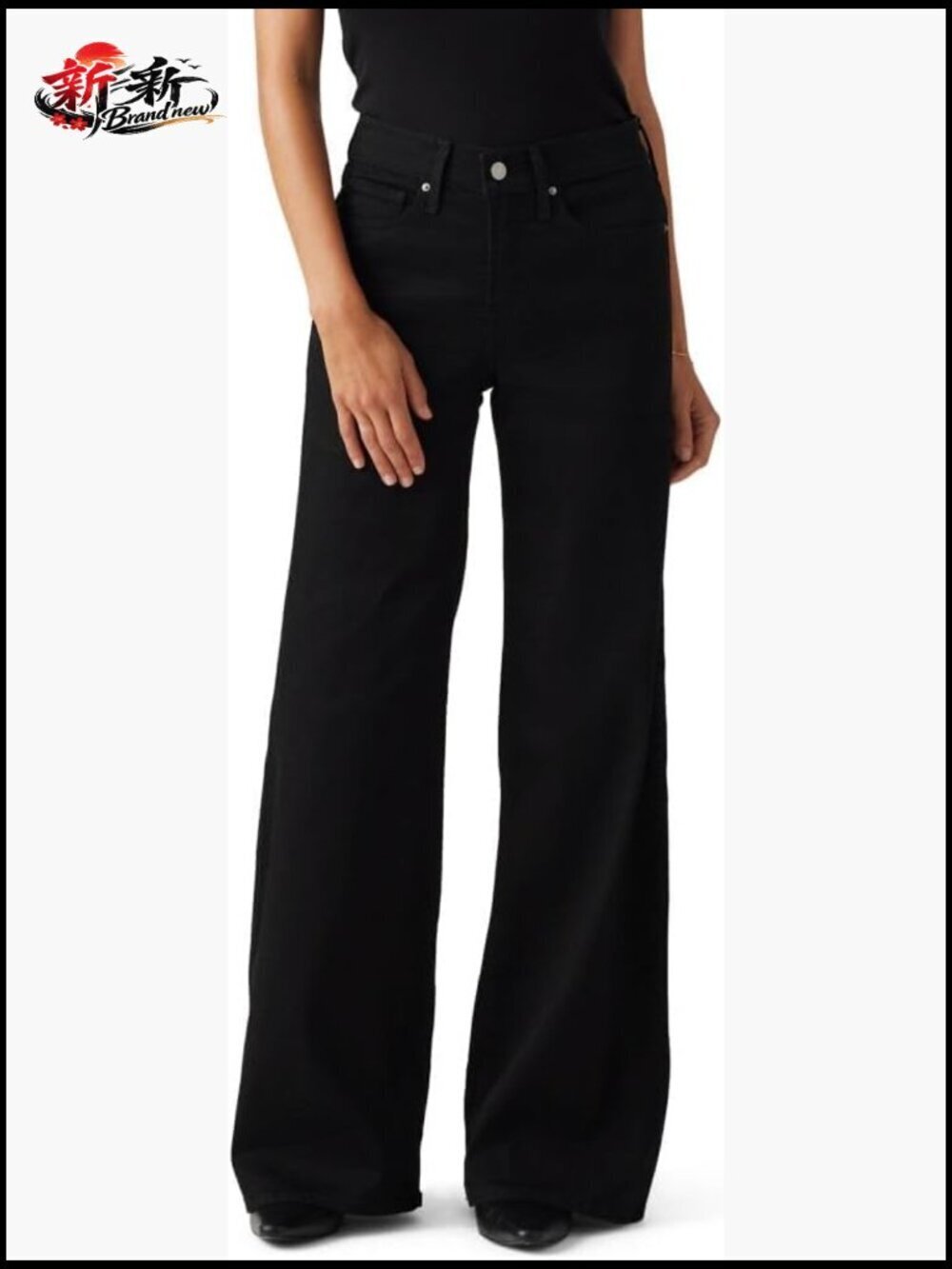 Vintage Levi's 318 Shaping Wide Leg Jeans Mid Rise 32 Inseam